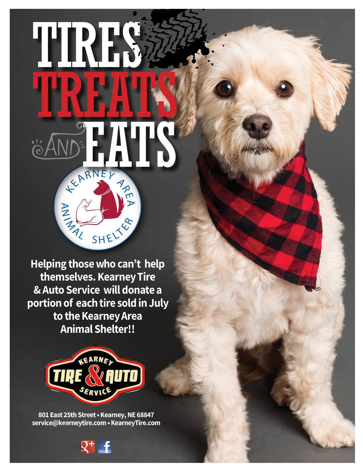 Donate Treats and Eats Special | Kearney Tire & Auto Service