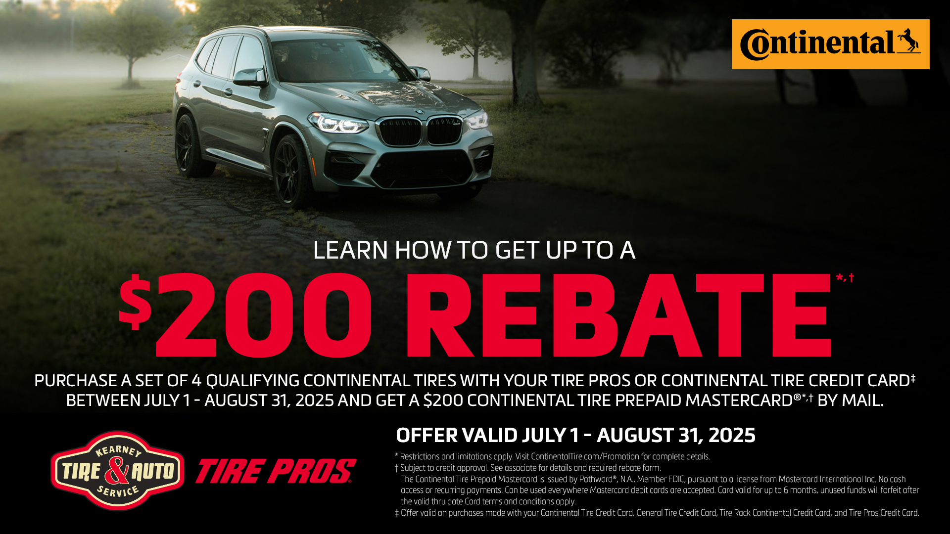 200$ Service Coupon | Kearney Tire & Auto