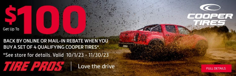 Cooper Rebate | Kearney Tire & Auto Service
