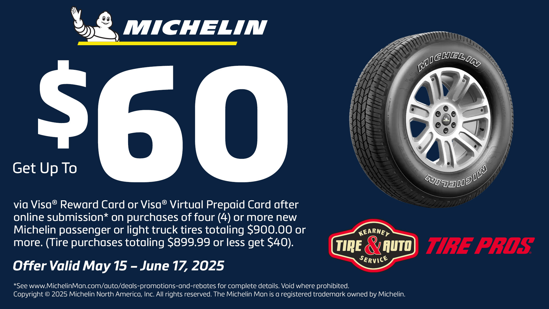 Michelin Offer | Kearney Tire & Auto