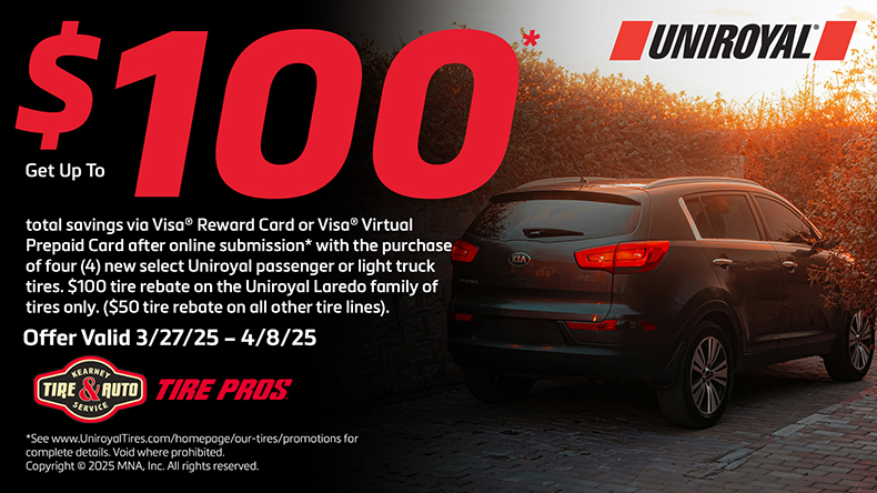 Uniroyal offer | Kearney Tire & Auto
